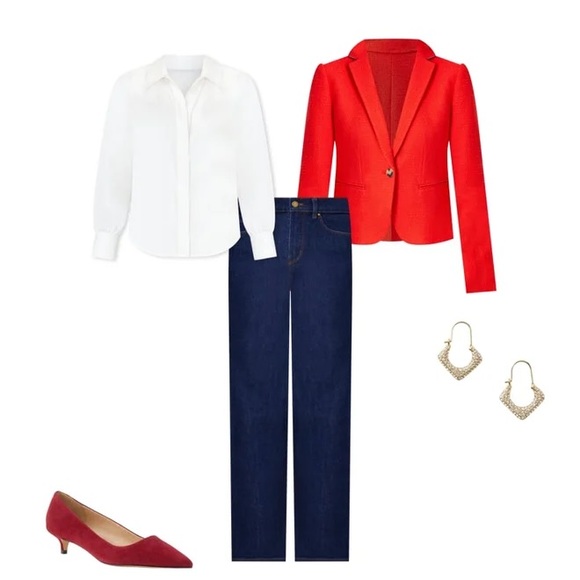 NWT Ann Taylor The Newbury Blazer in Tweed - Picture 6 of 7